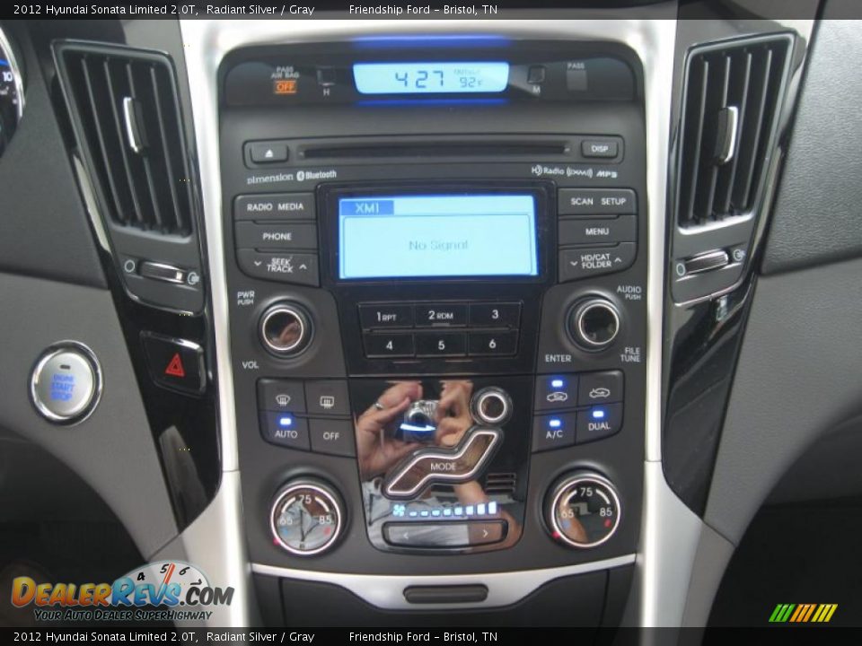 Controls of 2012 Hyundai Sonata Limited 2.0T Photo #23