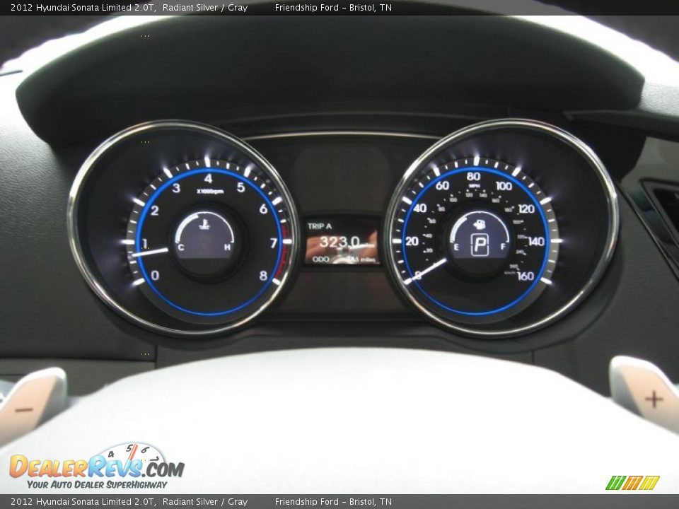 2012 Hyundai Sonata Limited 2.0T Gauges Photo #26