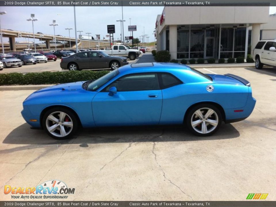 2009 Dodge Challenger SRT8 B5 Blue Pearl Coat / Dark Slate Gray Photo #1