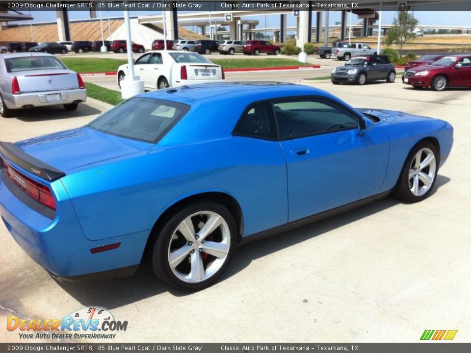 2009 Dodge Challenger SRT8 B5 Blue Pearl Coat / Dark Slate Gray Photo #5