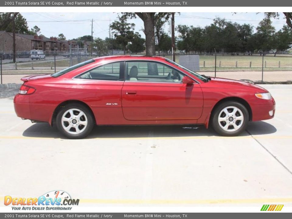 Red Flame Metallic 2001 Toyota Solara SE V6 Coupe Photo #2