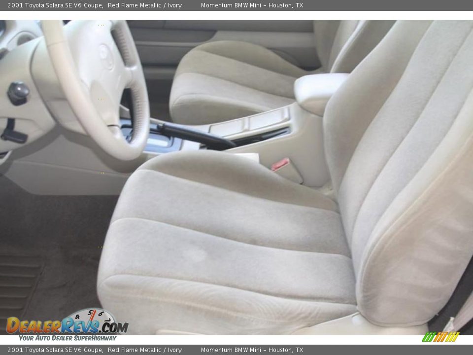 2001 Toyota Solara SE V6 Coupe Red Flame Metallic / Ivory Photo #5