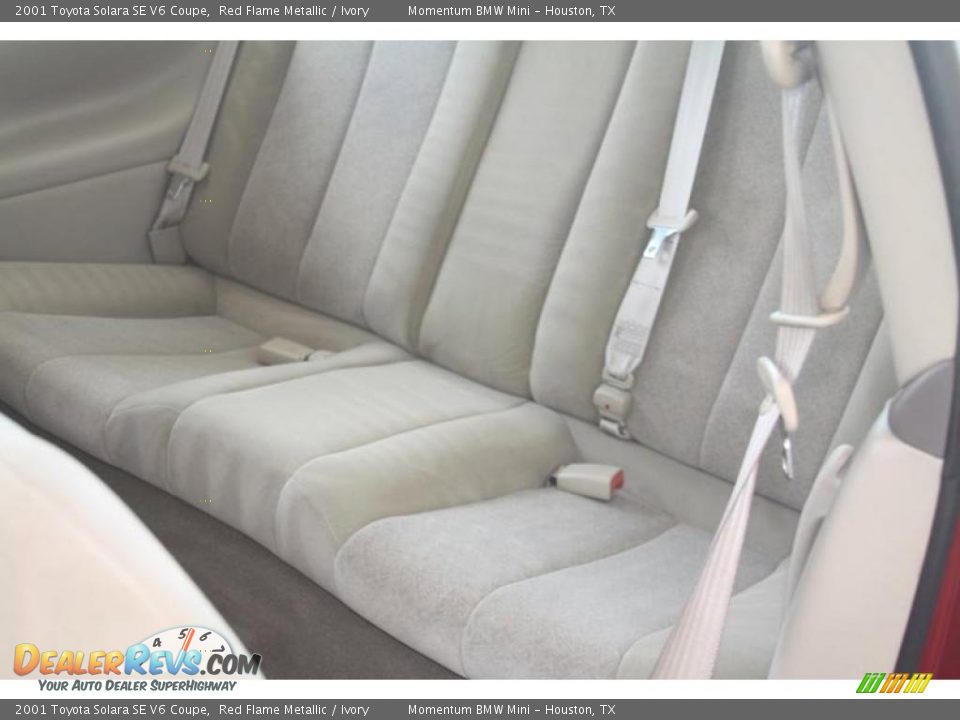 2001 Toyota Solara SE V6 Coupe Red Flame Metallic / Ivory Photo #6