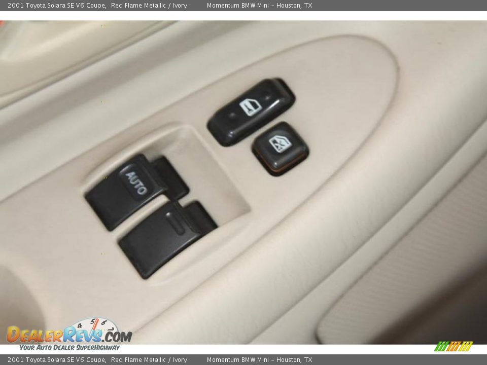 2001 Toyota Solara SE V6 Coupe Red Flame Metallic / Ivory Photo #18