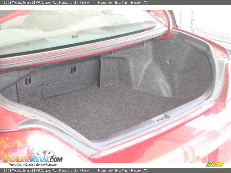 2001 Toyota Solara SE V6 Coupe Red Flame Metallic / Ivory Photo #25