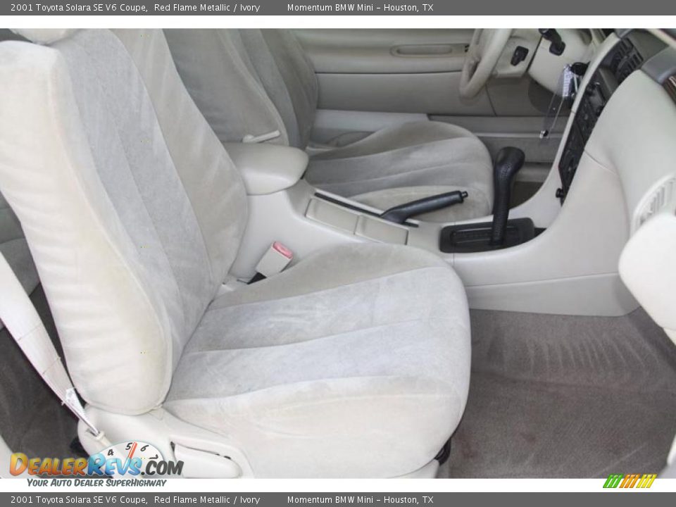 2001 Toyota Solara SE V6 Coupe Red Flame Metallic / Ivory Photo #29