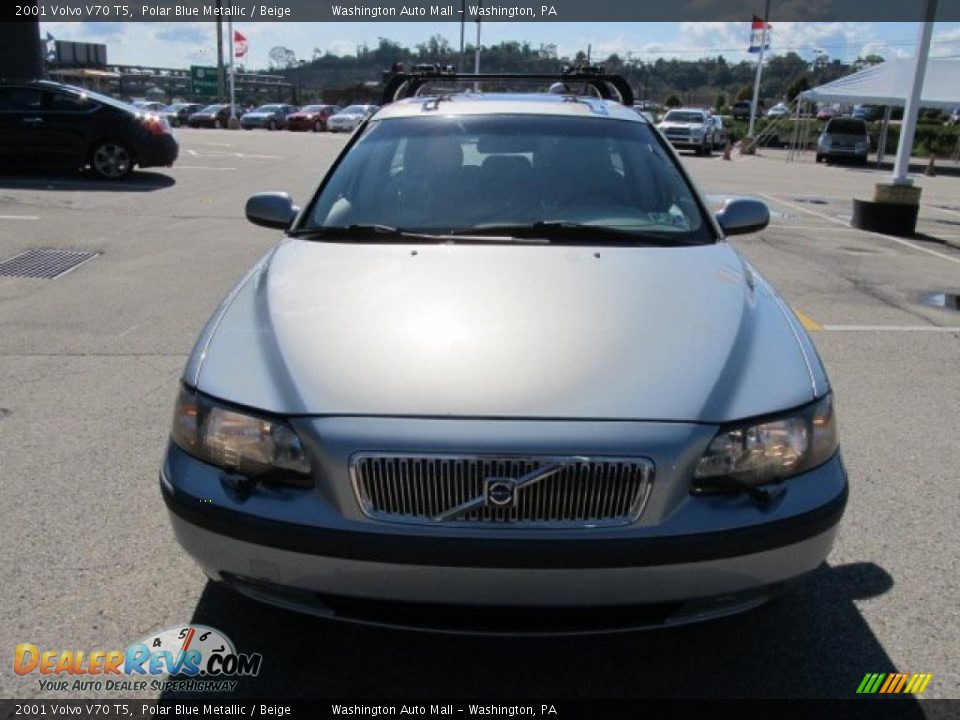 2001 Volvo V70 T5 Polar Blue Metallic / Beige Photo #10