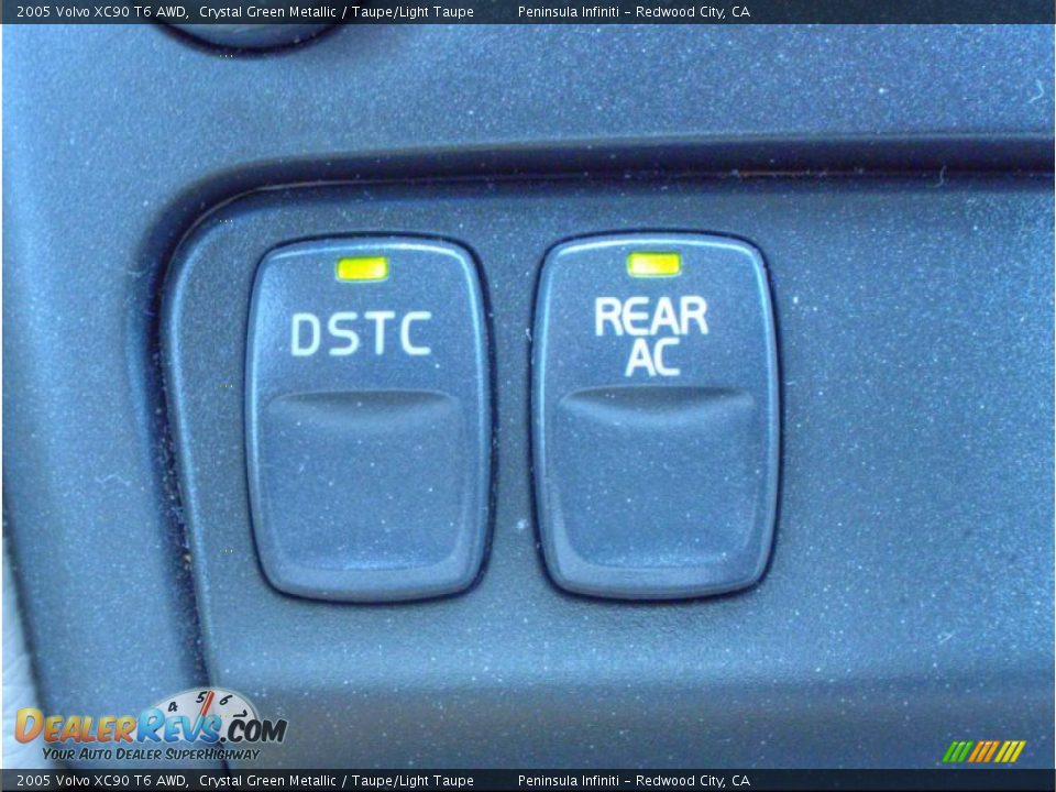 2005 Volvo XC90 T6 AWD Crystal Green Metallic / Taupe/Light Taupe Photo #22