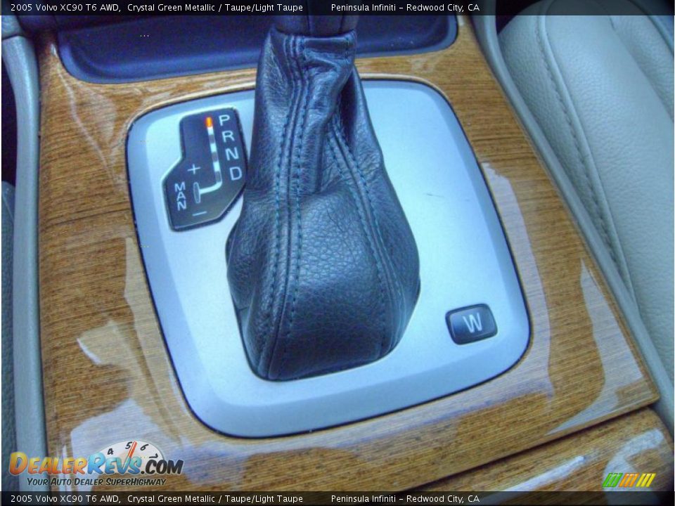 2005 Volvo XC90 T6 AWD Crystal Green Metallic / Taupe/Light Taupe Photo #24