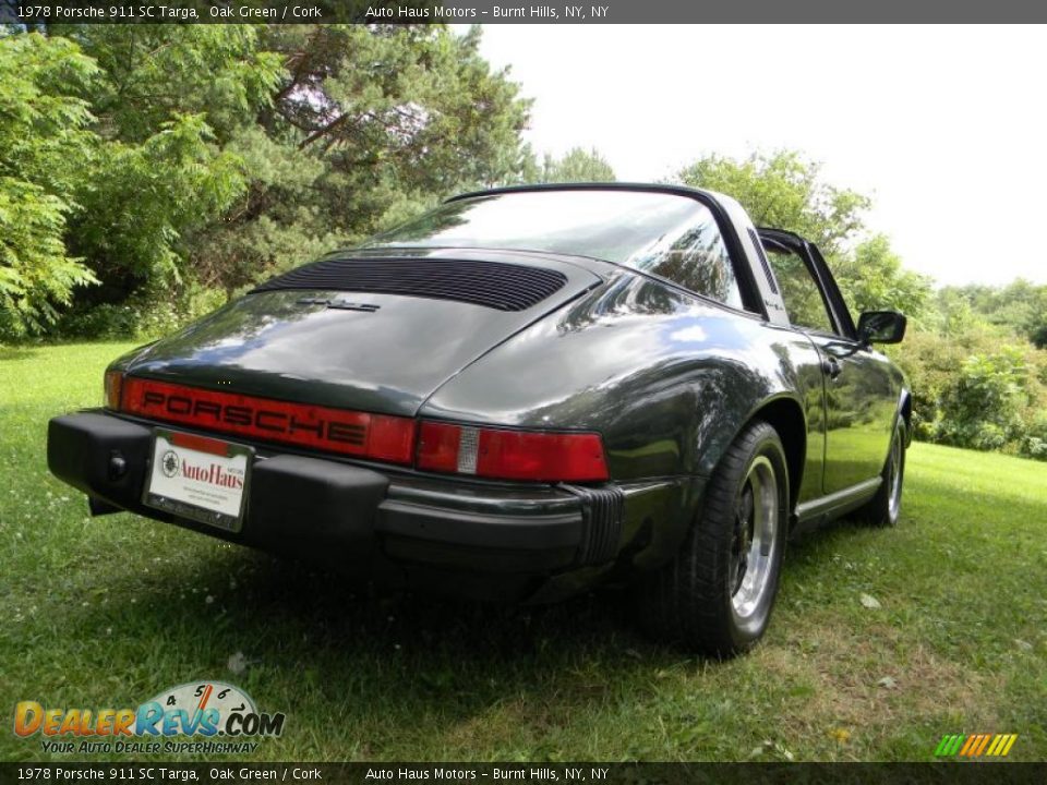 1978 Porsche 911 SC Targa Oak Green / Cork Photo #7