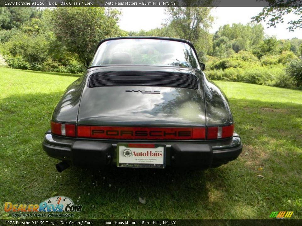 1978 Porsche 911 SC Targa Oak Green / Cork Photo #9