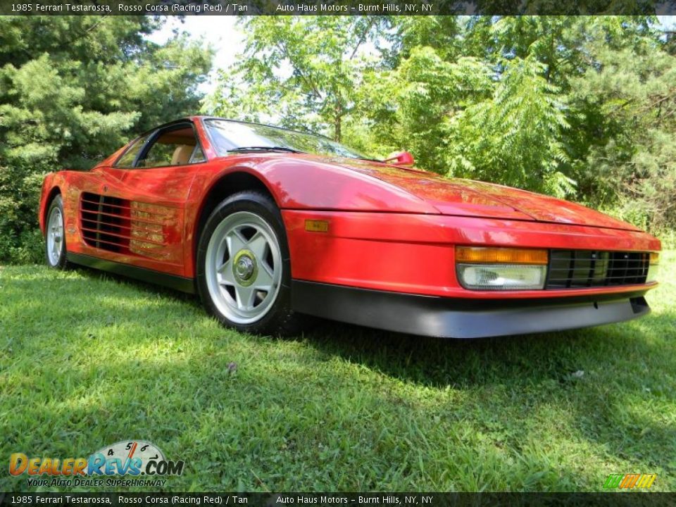 1985 Ferrari Testarossa Rosso Corsa (Racing Red) / Tan Photo #8