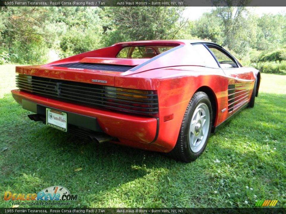 1985 Ferrari Testarossa Rosso Corsa (Racing Red) / Tan Photo #17