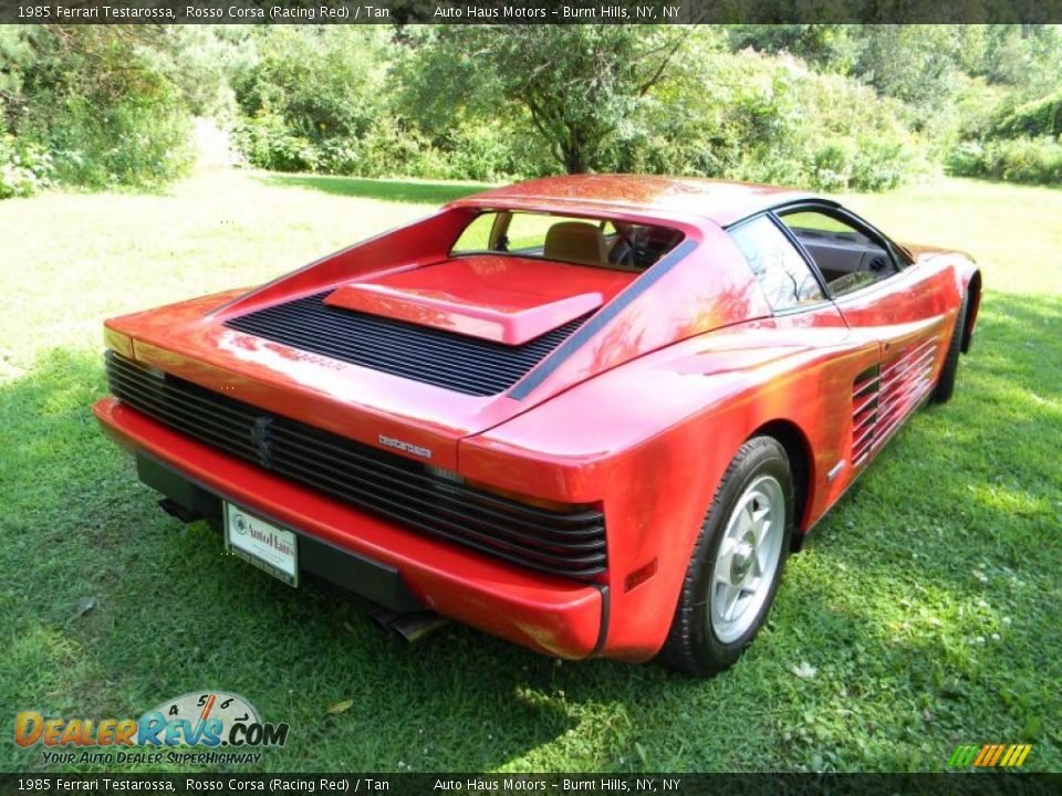 1985 Ferrari Testarossa Rosso Corsa (Racing Red) / Tan Photo #18