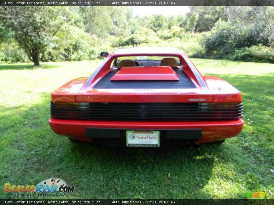 1985 Ferrari Testarossa Rosso Corsa (Racing Red) / Tan Photo #20