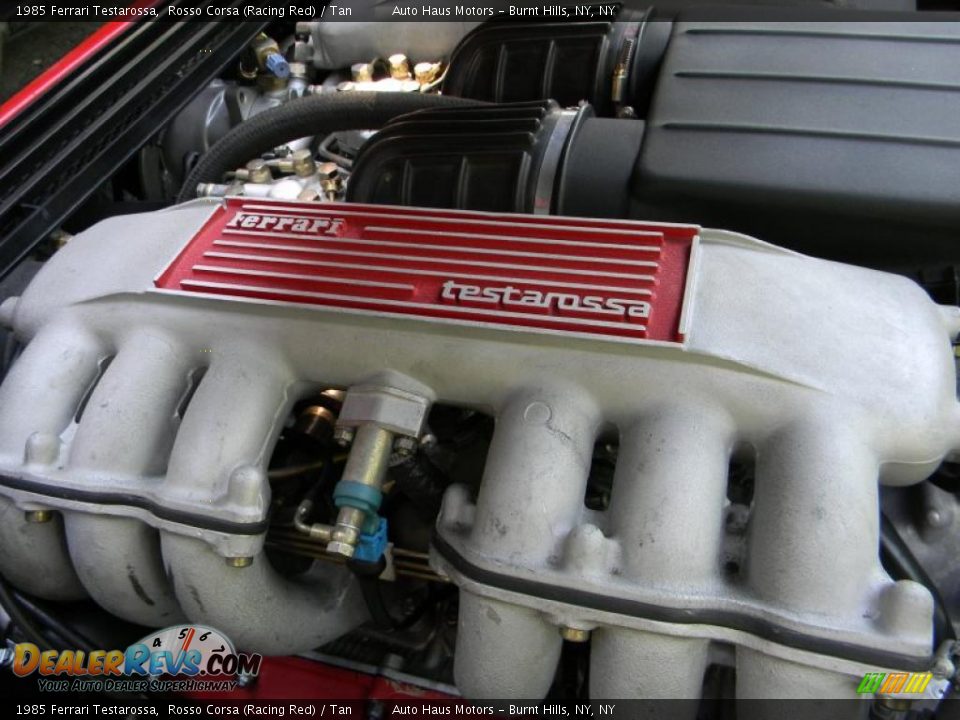 1985 Ferrari Testarossa  4.9 Liter DOHC 48-Valve Flat 12 Cylinder Engine Photo #35