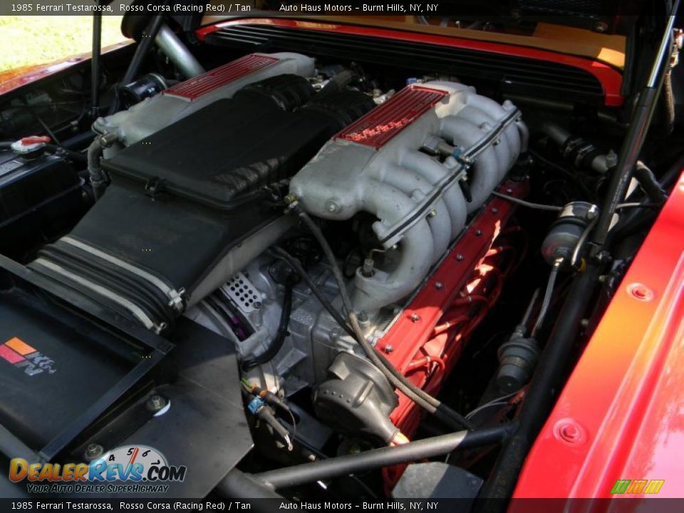 1985 Ferrari Testarossa  4.9 Liter DOHC 48-Valve Flat 12 Cylinder Engine Photo #36