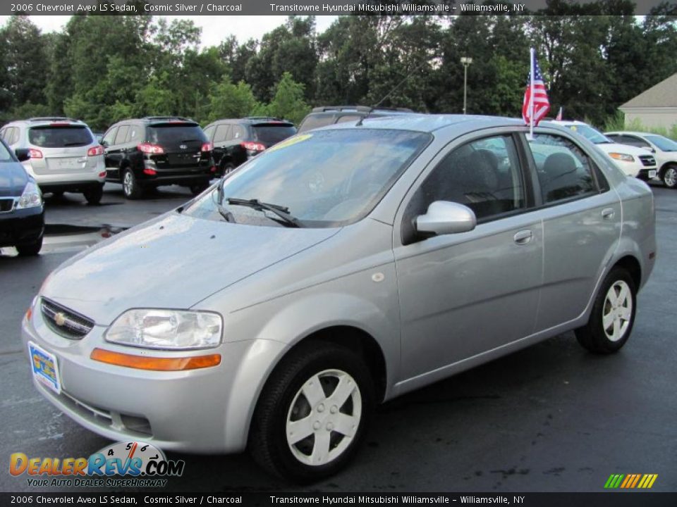 2006 Chevrolet Aveo LS Sedan Cosmic Silver / Charcoal Photo #1