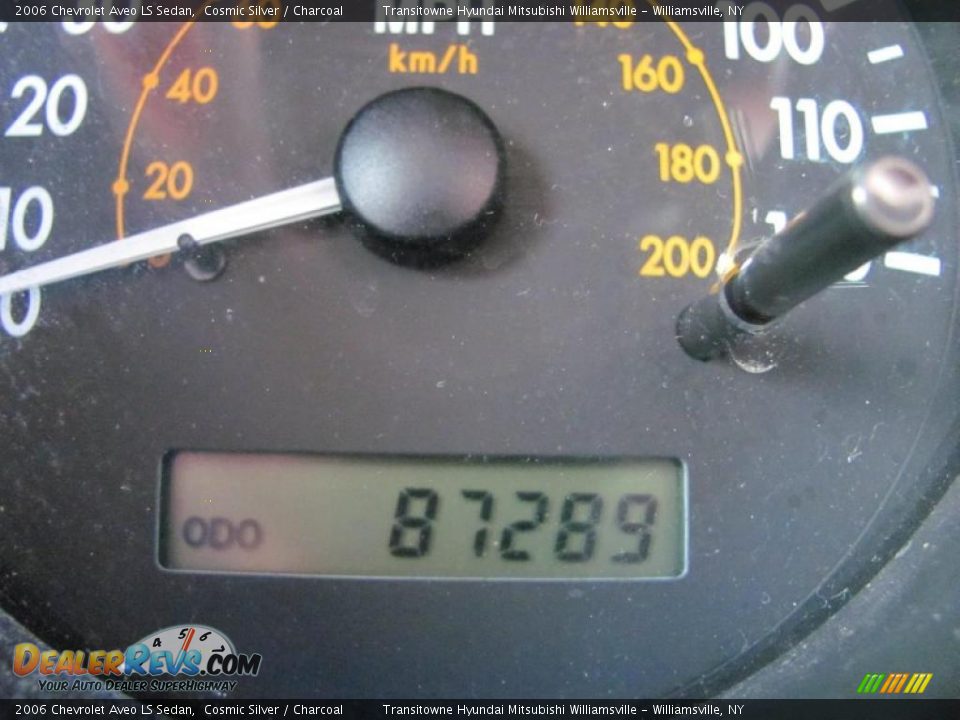 2006 Chevrolet Aveo LS Sedan Cosmic Silver / Charcoal Photo #3