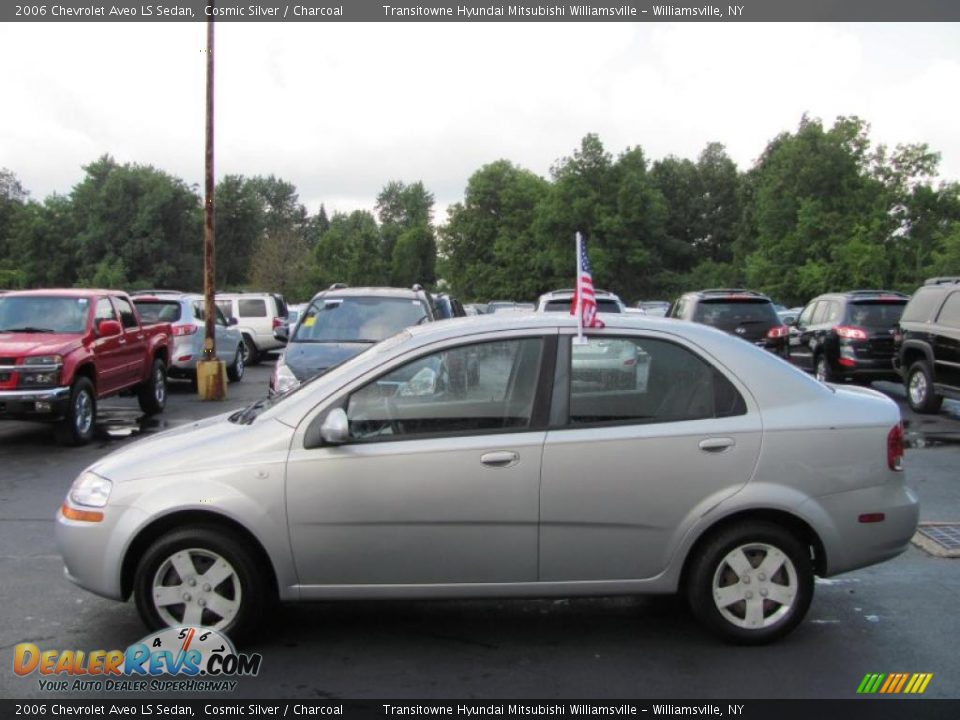 2006 Chevrolet Aveo LS Sedan Cosmic Silver / Charcoal Photo #5