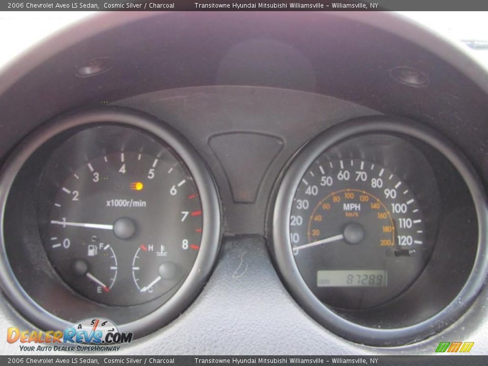 2006 Chevrolet Aveo LS Sedan Cosmic Silver / Charcoal Photo #8