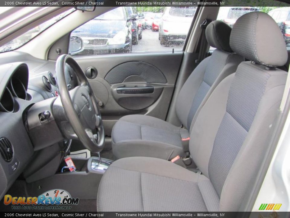 2006 Chevrolet Aveo LS Sedan Cosmic Silver / Charcoal Photo #9