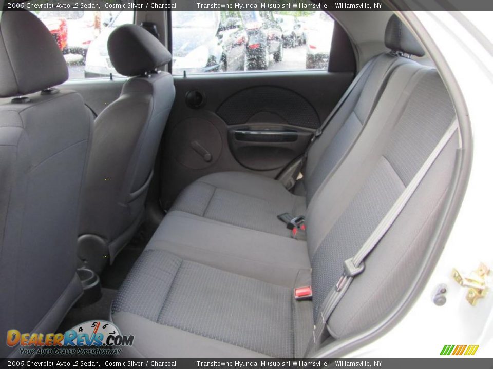 2006 Chevrolet Aveo LS Sedan Cosmic Silver / Charcoal Photo #10