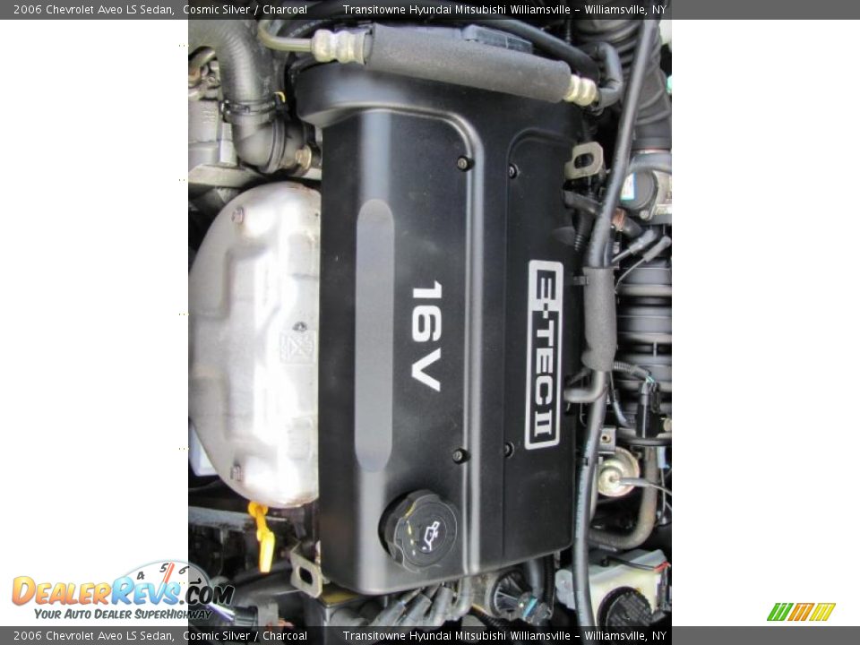 2006 Chevrolet Aveo LS Sedan Cosmic Silver / Charcoal Photo #16