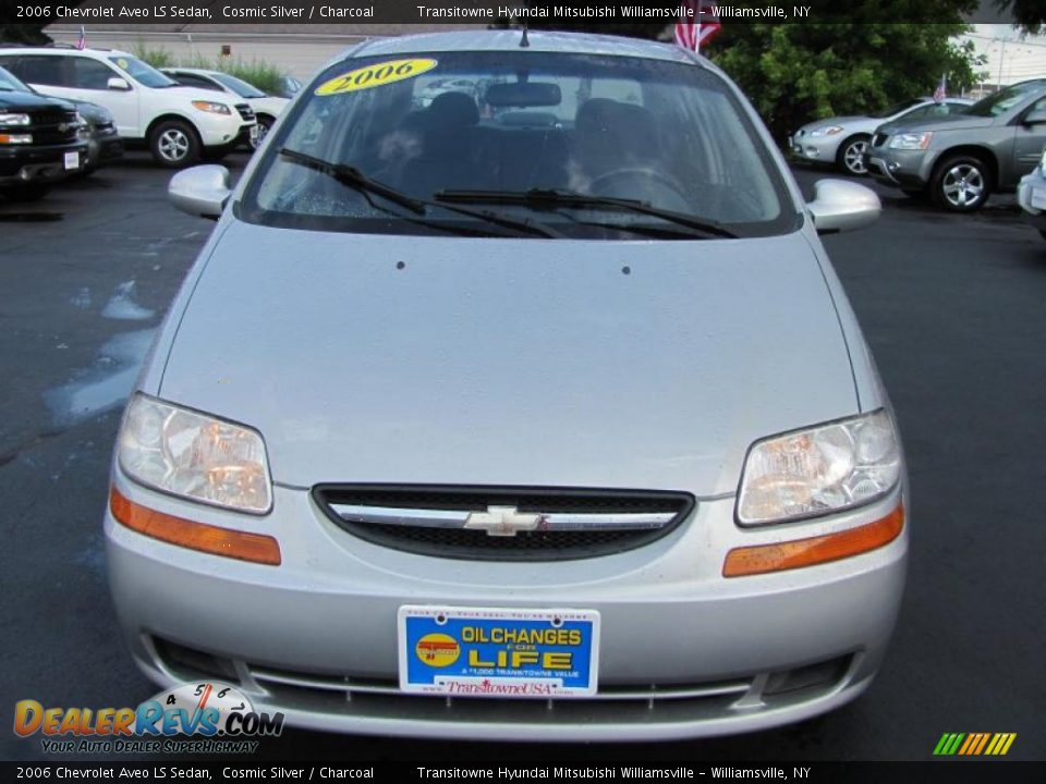 2006 Chevrolet Aveo LS Sedan Cosmic Silver / Charcoal Photo #17