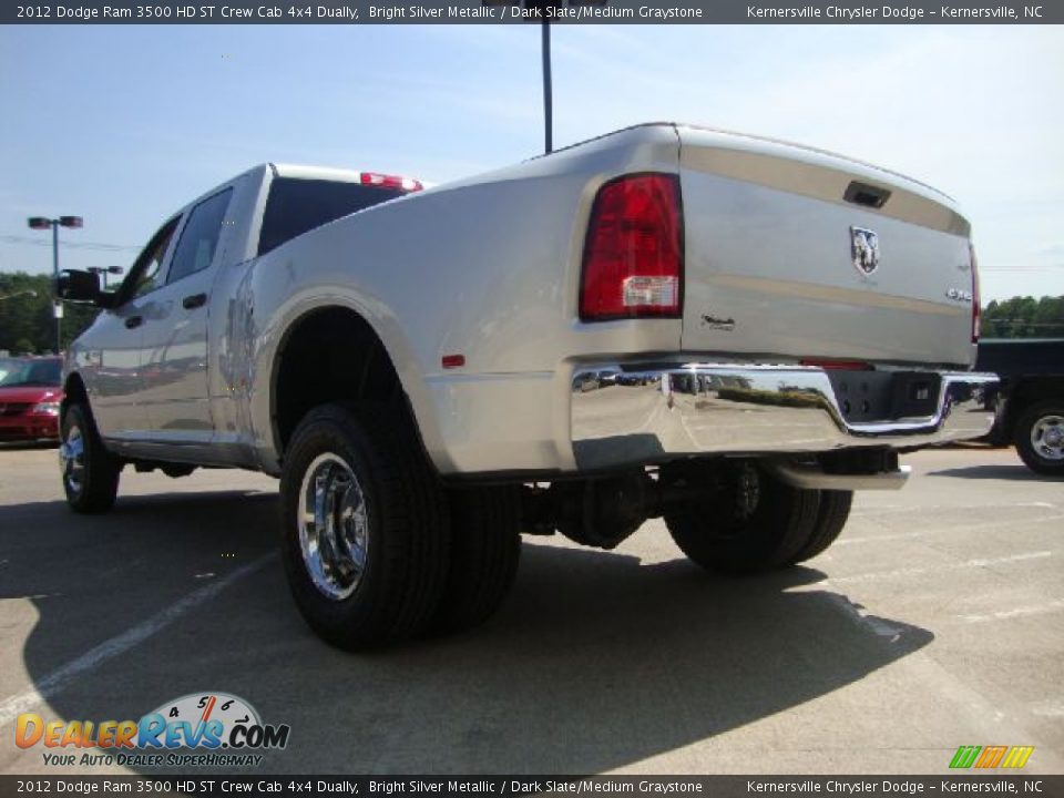 2012 Dodge Ram 3500 HD ST Crew Cab 4x4 Dually Bright Silver Metallic / Dark Slate/Medium Graystone Photo #5