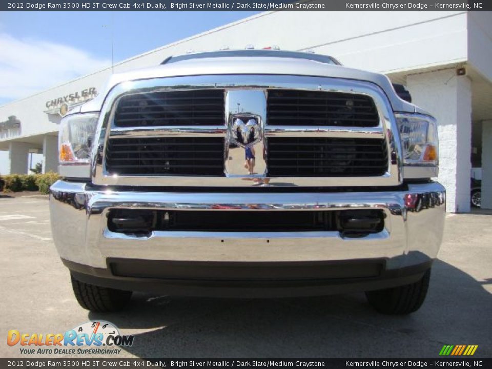 2012 Dodge Ram 3500 HD ST Crew Cab 4x4 Dually Bright Silver Metallic / Dark Slate/Medium Graystone Photo #8