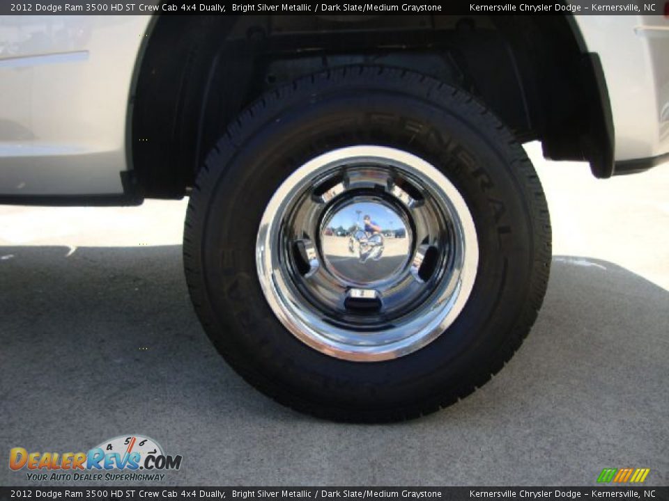 2012 Dodge Ram 3500 HD ST Crew Cab 4x4 Dually Bright Silver Metallic / Dark Slate/Medium Graystone Photo #16