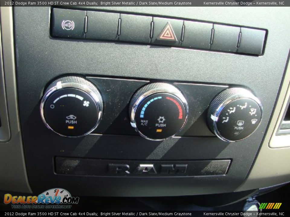 Controls of 2012 Dodge Ram 3500 HD ST Crew Cab 4x4 Dually Photo #20