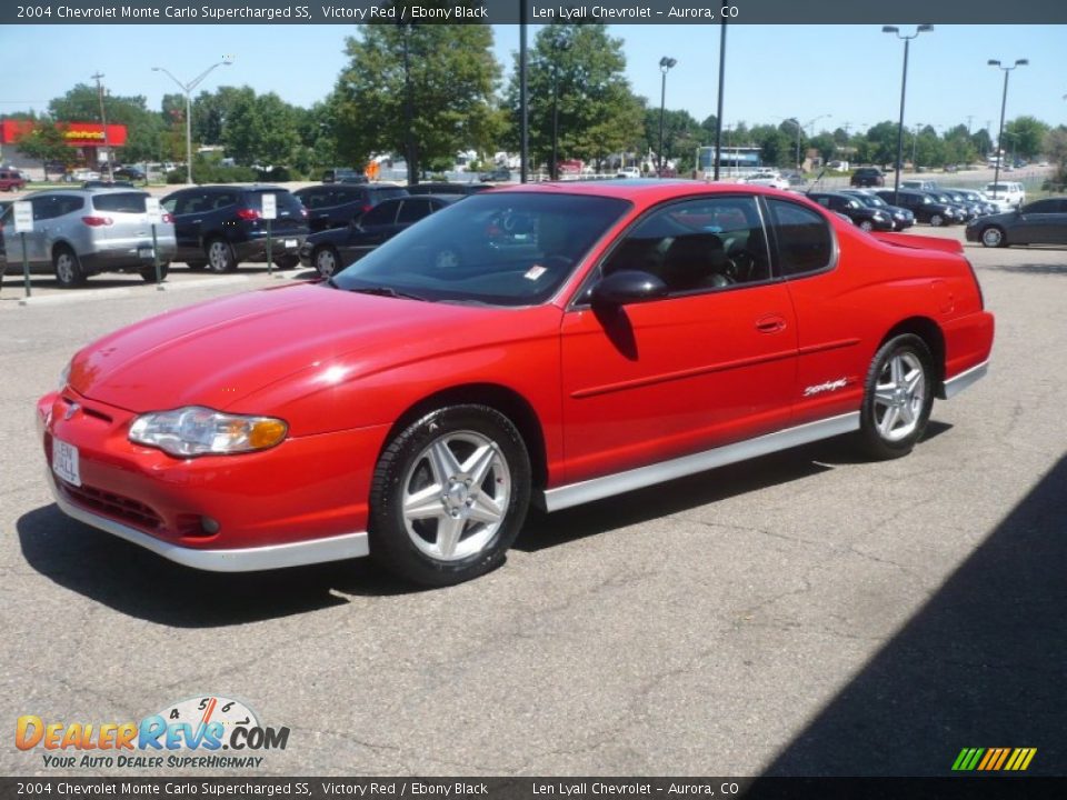 Victory Red 2004 Chevrolet Monte Carlo Supercharged SS Photo #2