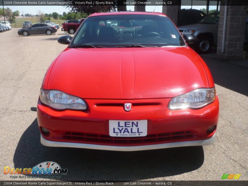 2004 Chevrolet Monte Carlo Supercharged SS Victory Red / Ebony Black Photo #3