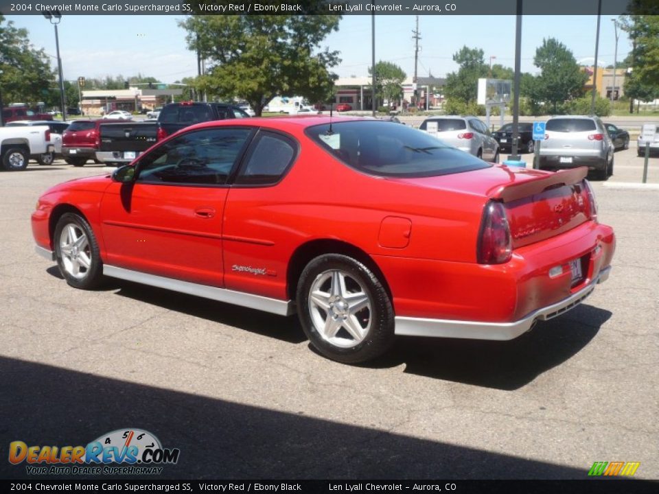 Victory Red 2004 Chevrolet Monte Carlo Supercharged SS Photo #4