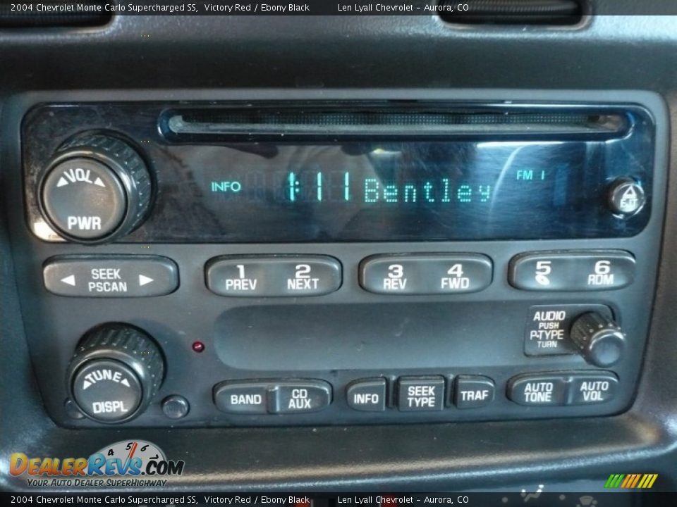 Audio System of 2004 Chevrolet Monte Carlo Supercharged SS Photo #21