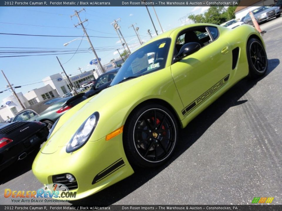 2012 Porsche Cayman R Peridot Metallic / Black w/Alcantara Photo #1