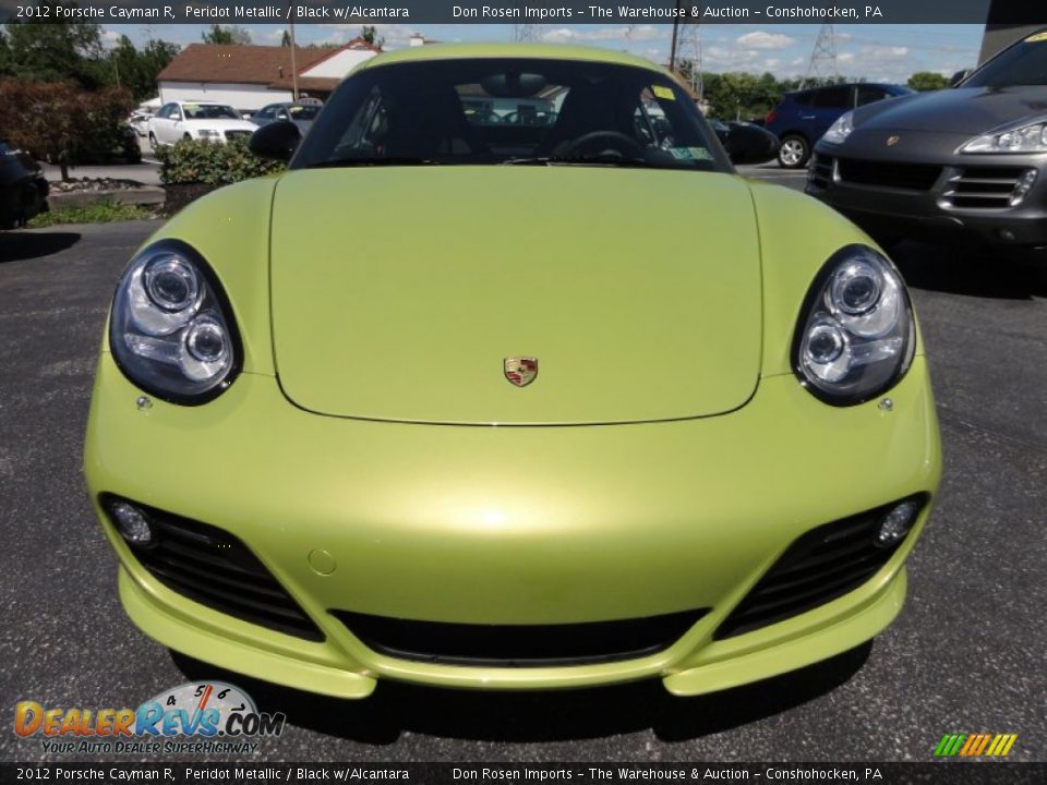 2012 Porsche Cayman R Peridot Metallic / Black w/Alcantara Photo #3