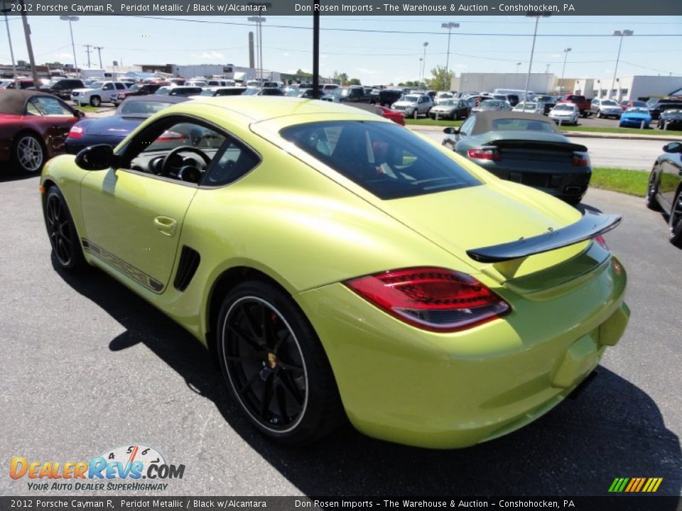 2012 Porsche Cayman R Peridot Metallic / Black w/Alcantara Photo #9