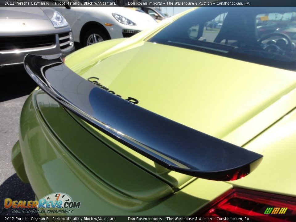 2012 Porsche Cayman R Peridot Metallic / Black w/Alcantara Photo #25