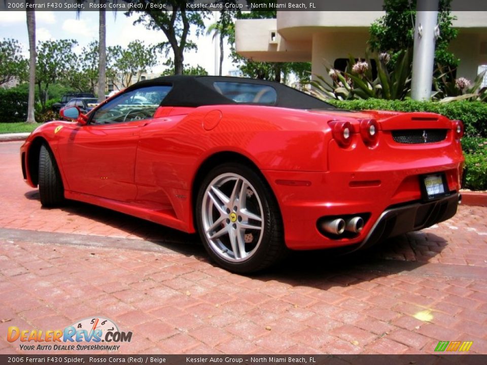 2006 Ferrari F430 Spider Rosso Corsa (Red) / Beige Photo #2