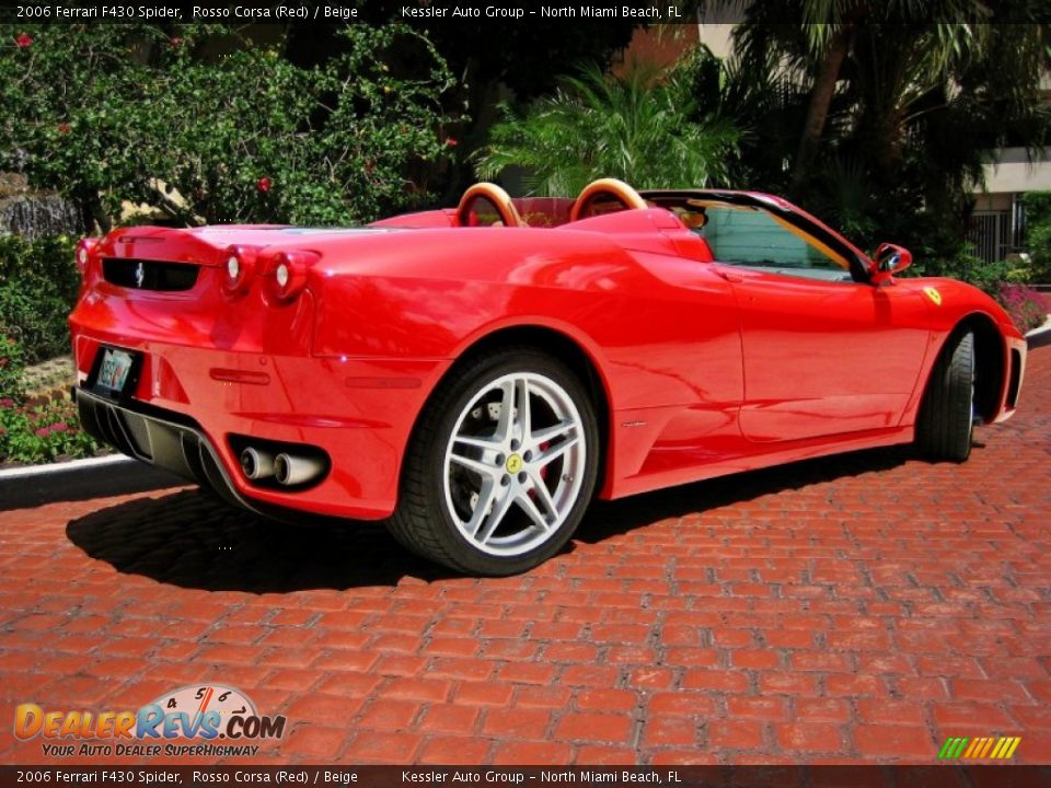 2006 Ferrari F430 Spider Rosso Corsa (Red) / Beige Photo #4