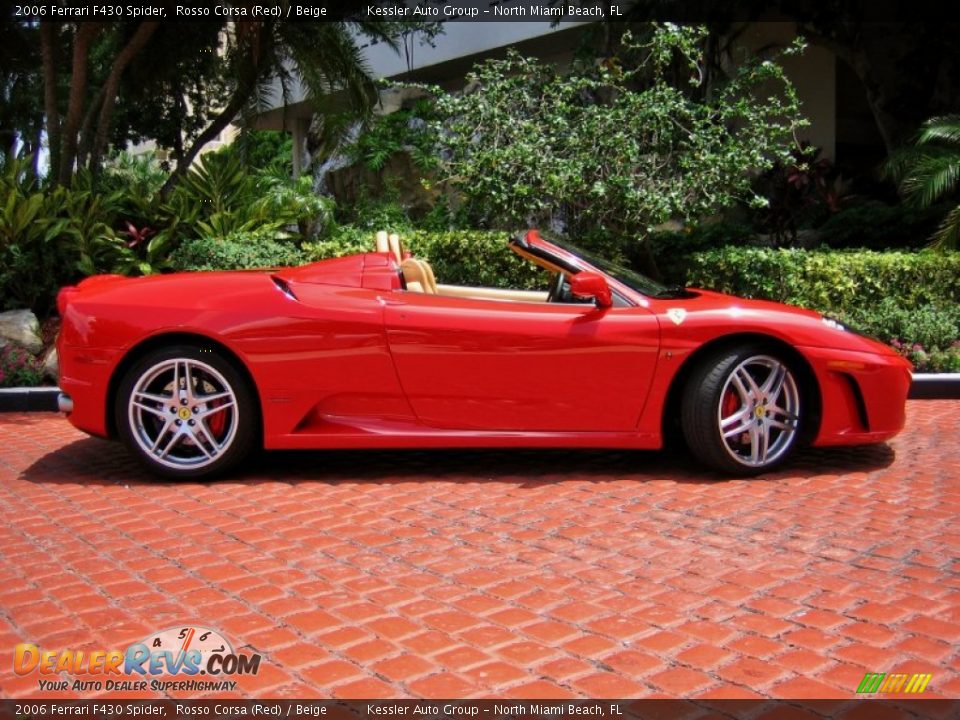 2006 Ferrari F430 Spider Rosso Corsa (Red) / Beige Photo #5