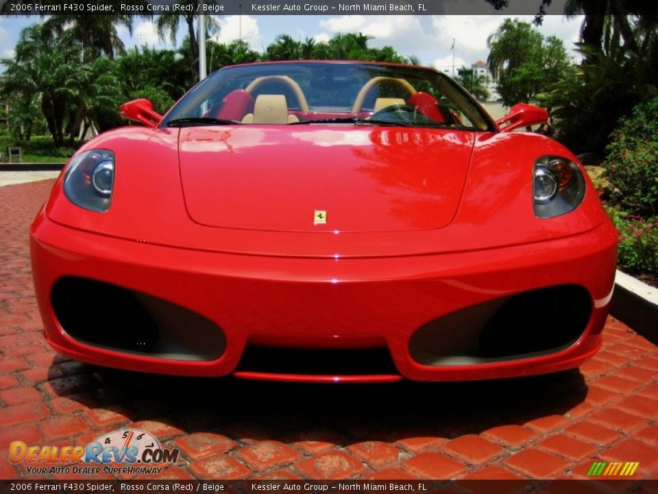 2006 Ferrari F430 Spider Rosso Corsa (Red) / Beige Photo #7