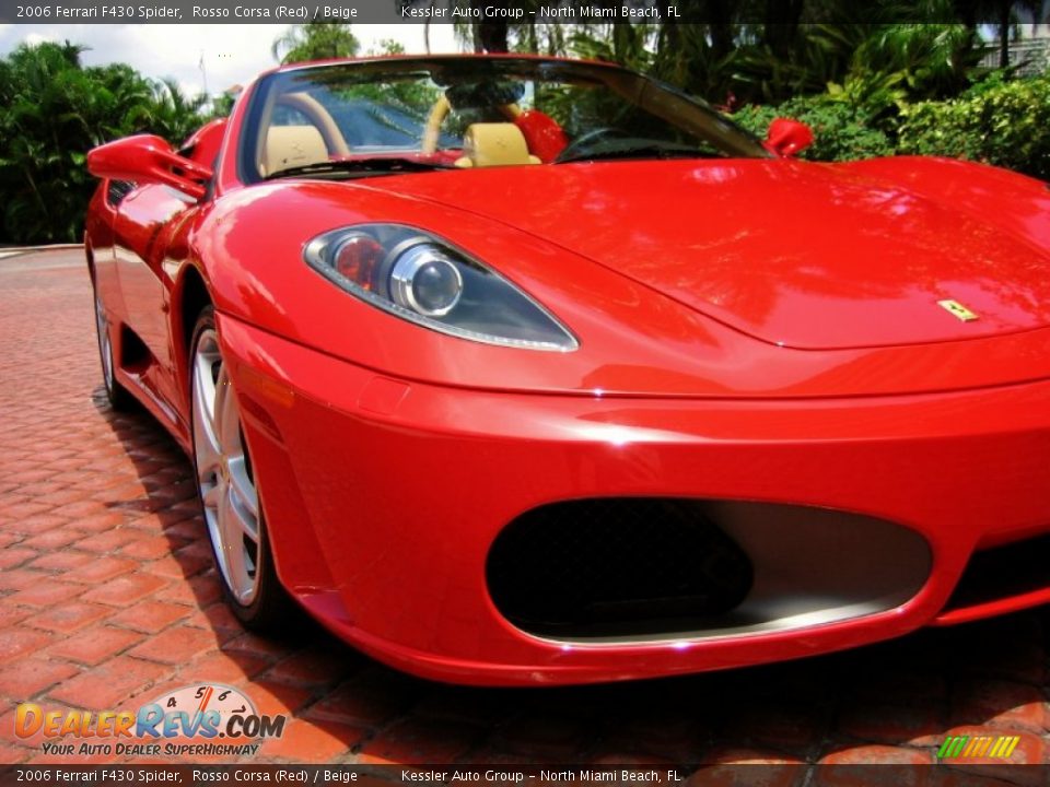 2006 Ferrari F430 Spider Rosso Corsa (Red) / Beige Photo #9