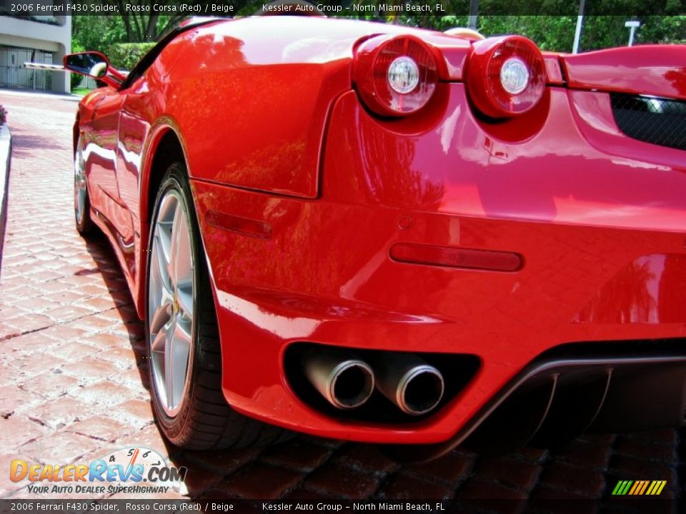 2006 Ferrari F430 Spider Rosso Corsa (Red) / Beige Photo #11