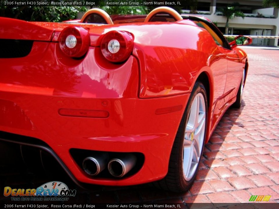 2006 Ferrari F430 Spider Rosso Corsa (Red) / Beige Photo #12