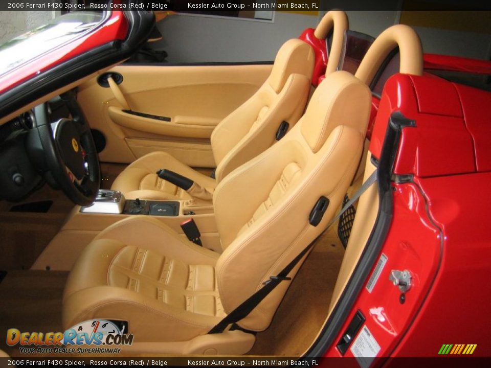 Beige Interior - 2006 Ferrari F430 Spider Photo #14