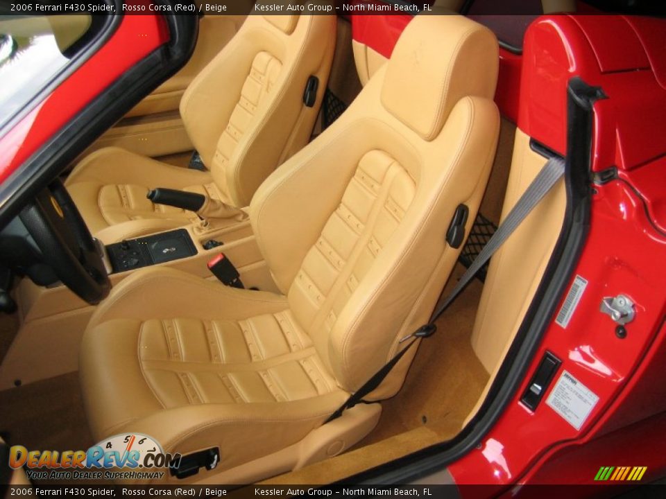 Beige Interior - 2006 Ferrari F430 Spider Photo #15